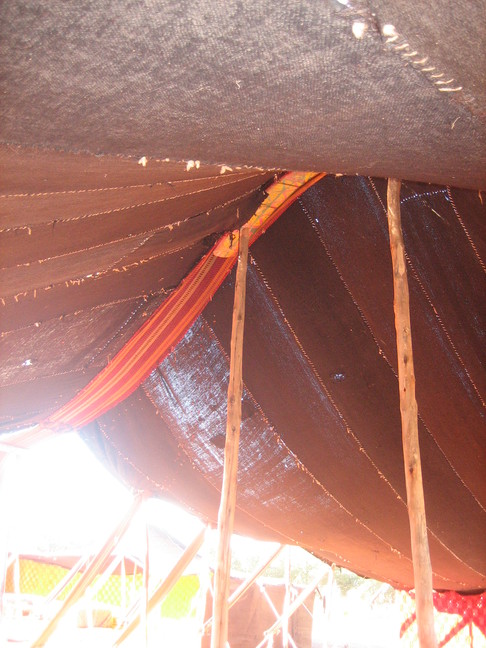 Tente berbère. Marrakech en hiver.