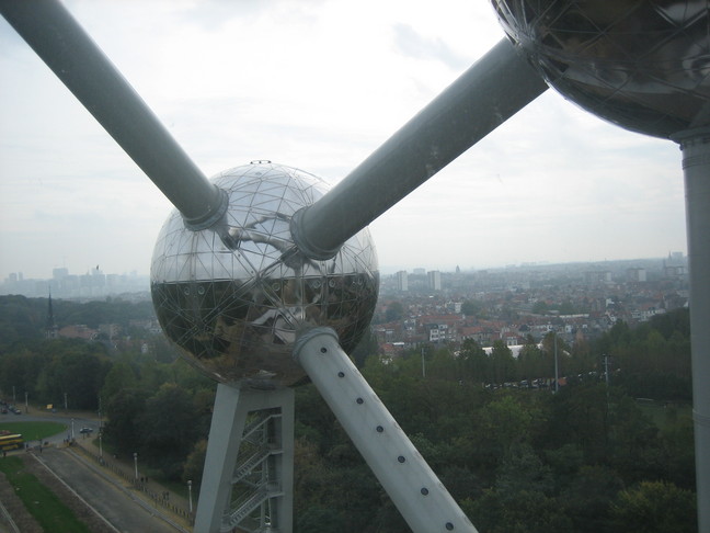 Une journée à Bruxelles. Visite de l'Atomium.