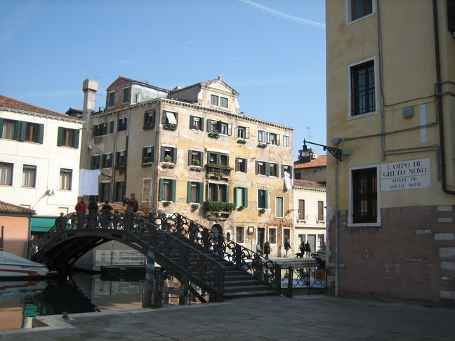 Ponte de Gheto Novo. Voyage à Venise. Sur la route des fondamente nove.
