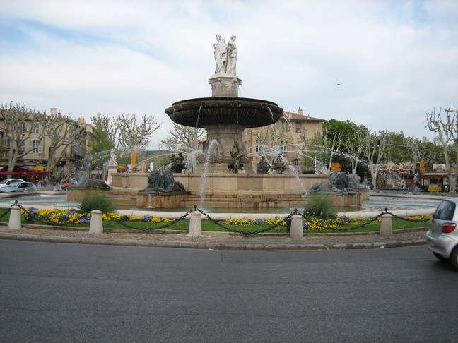 Place de la Rotonde à Aix. Aix - Marseille. Aix en Provence.