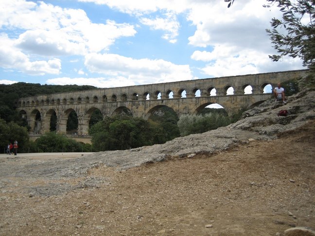 Le pont du Gard. Hérault, Gard, Camargue et Aix en Provence. Pont du Gard.