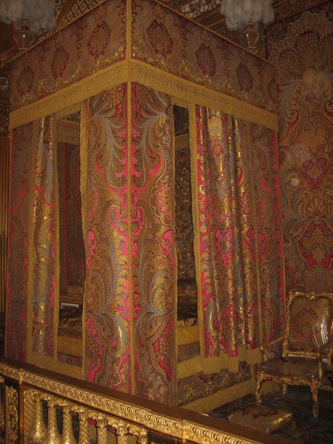 Chambre du roi. Week-end royal. Appartements royaux du château de Versailles.