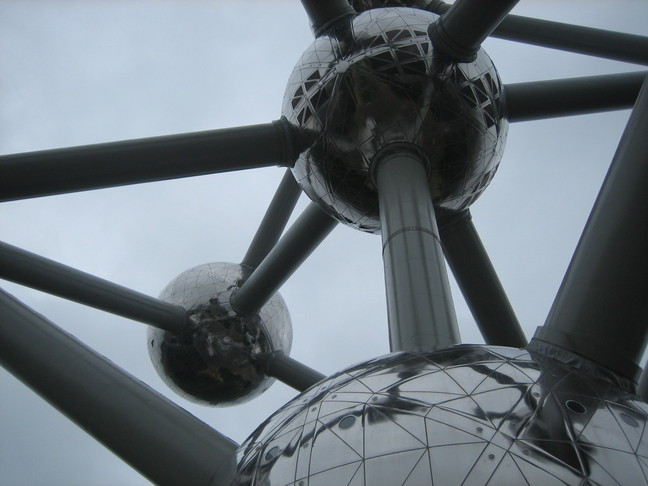 L'Atomium. Une journée à Bruxelles. Visite de l'Atomium.