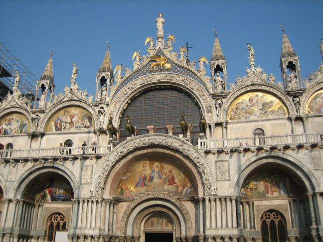 Basilica di San Marco. Voyage à Venise. Premiers pas dans la ville.