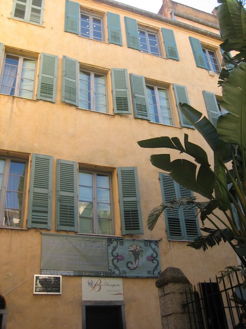 La maison Bonaparte à Ajaccio. Découverte de la Corse. Ajaccio, ville impériale.