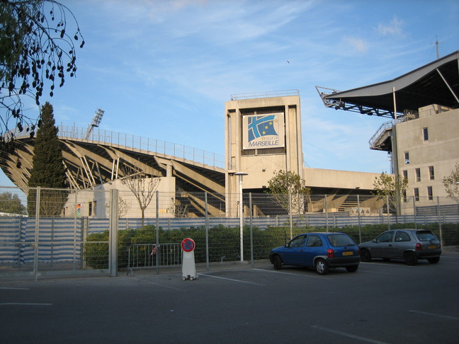 Le stade vélodrome, terrain de l'Olympique de Marseille bien sûr. Aix - Marseille. Marseille.