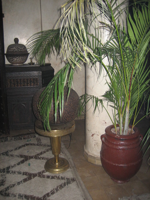 Intérieur du Tanjia. Marrakech en hiver.