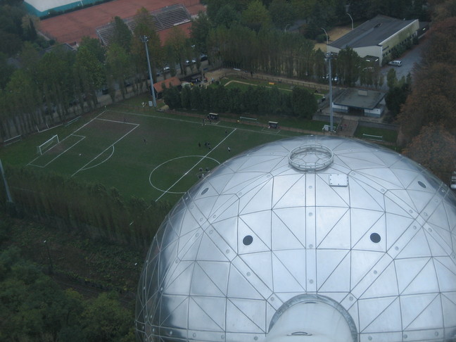 Une journée à Bruxelles. Visite de l'Atomium.