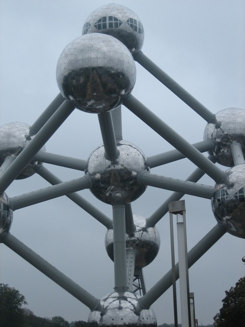 L'Atomium. Une journée à Bruxelles. Visite de l'Atomium.