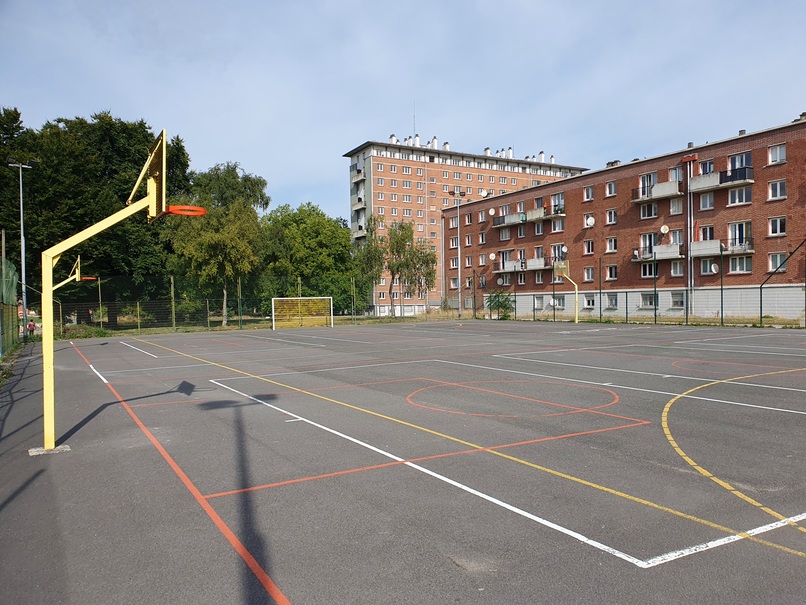 Terrains de basket, Faubourg de Béthune - Léon Blum